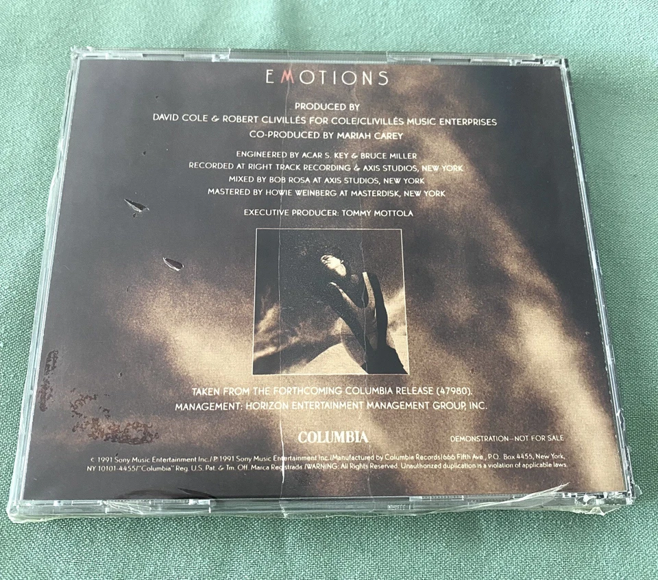 Mariah Carey        ** NEW / SEALED PROMO CD **      Emotions - Image 2 of 2