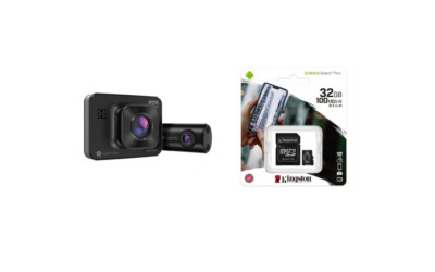 Navitel R250 DUAL Autokamera / Fahrtenschreiber + 32GB Kingston