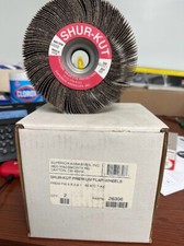 SUPERIOR ABRASIVES 26306 SHUR-KUT PREMIUM FLAPWHEEL 60 GRIT 6"X2"X1"