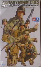 TAMIYA #35192 1/35 SCALE U.S.ARMY ASSAULT INFANTRY SET NEW IN DAMAGED BOX