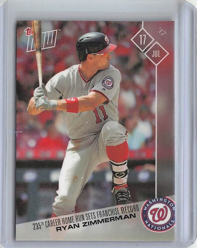 2017 Topps Now 363 Ryan Zimmerman