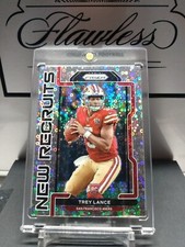 2021 Panini Prizm RC Trey Lance NEW RECRUITS card #NR-3 SP Silver Holo No Huddle