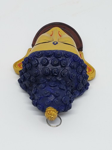 Small Traditional Shakyamuni Buddha Hard Resin Wall Hanging Sculpture ~ Nepal - 第 6/9 張圖片