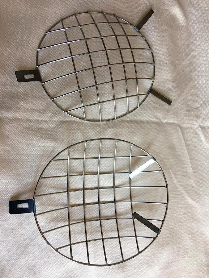 Par de parrillas de faros de malla para VW T2 BUS BUG T1 Beetle -67 Foto 4 de 4