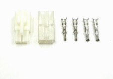 2Pin Tamiya  Kyosho Male Female RC Toy Battery Connector Crimps Contact 50 Set