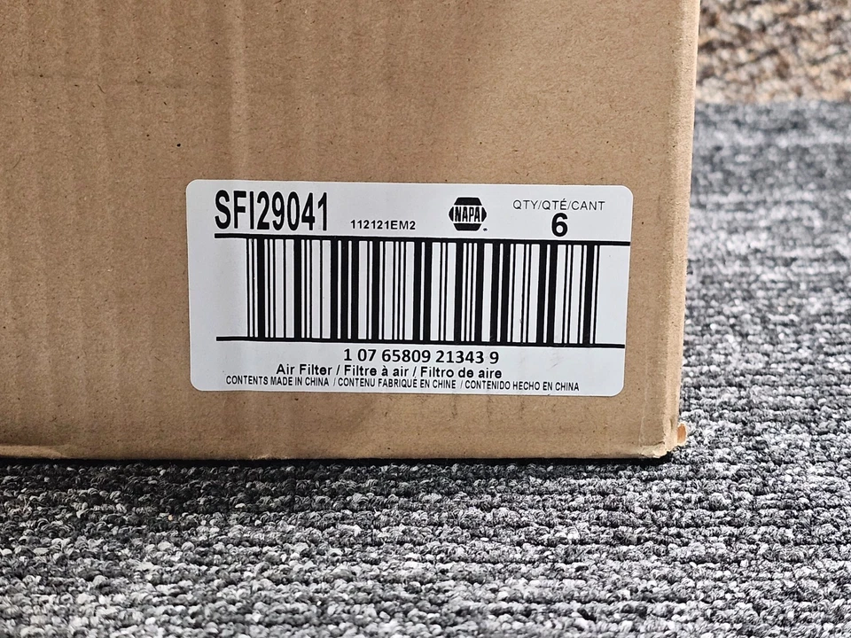 Filtro de aire sintético panel NAPA 29041 (CANTIDAD 6) para Honda Accord 2008-2012 Foto 2 de 4
