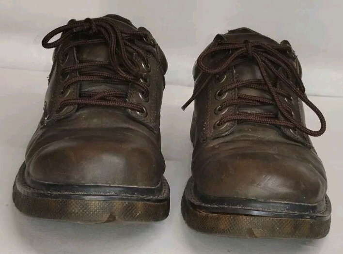 希少90s airwalk ブラウン レザー Vintage 90's Airwalk Chunky Platform Brown Leather Oxford Shoes