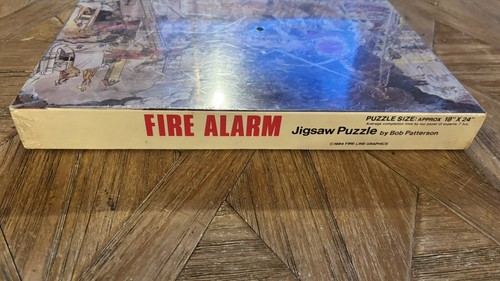 Vintage 1984 Great American Puzzle FIRE ALARM ...SEALED/NEW - Picture 5 of 6
