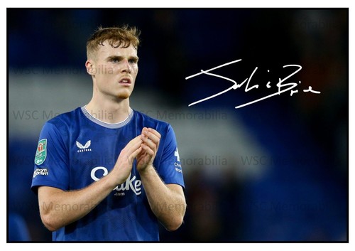 11461. Jake O'Brien Signed Pictures A4 Prints Everton Ireland Palace Swindon etc - Picture 4 of 15