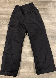 Columbia Snow Ski Winter pants Youth Size 14/16 Insulated Black EUC
