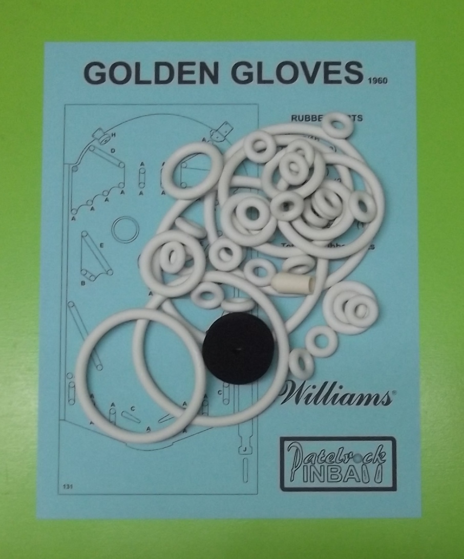 1960 Williams Golden Gloves Pinball Machine Rubber Ring Kit eBay