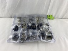 2 TWO Doorknob Deadbolt Lock Set Keyed Cylinders Entry Ext/Int Kw1 ORB