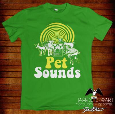 Pet Sounds T-shirt Brian Wilson Beach Boys artwork Jared Swart S