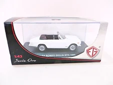 EG EDISON GIOCATTOLI 802521 '1965 ALFA ROMEO GIULIA GTC' WHITE. 1:43. MIB/BOXED