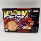 Metal Combat Falcon's Revenge Super Nintendo SNES w/Manual + Poster, Box
