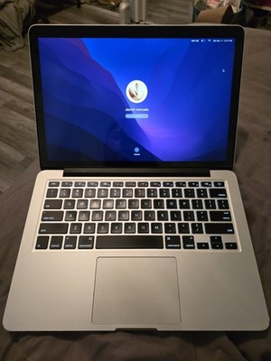 MacBook Pro 12,1 (2015) i5-5257U@2.70Ghz 8GB DDR3 Ram 128GB SSD OS Monterey