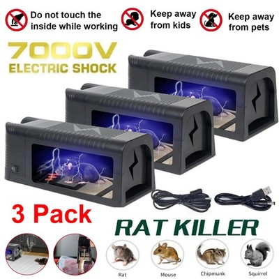 Electronic Mouse Trap Mice Rat Killer Victor Pest Control Electric Rodent Zapper