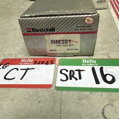 Rockhill Disc Brake Pads, RM381