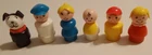 VINTAGE FISHER PRICE PLASTIC LITTLE PEOPLE Family