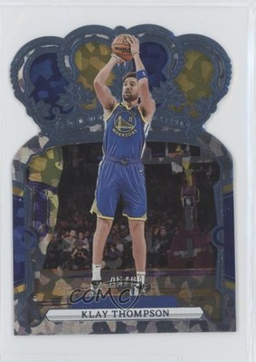 2023-24 Panini Crown Royale Blue Crystal 45/99 Klay Thompson #20 7n6