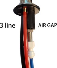 Air Gap 3 Line Lead Free RO Faucet Drinking Water Filtration Reverse