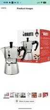 Bialetti Moka Express Iconic Italian Stovetop Espresso Maker Alluminium, 6 Cups
