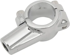 Emgo Handlebar Mirror Mount 7/8" Chrome Standard Thread