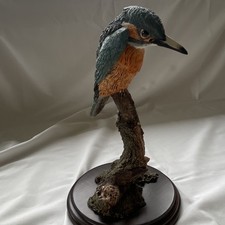 Country Artists Kingfisher Mounted Ornament Figurine CA 85 Hand Crafted England