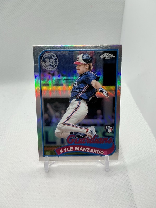 2024 Topps Chrome Update #89CU-10 Kyle Manzardo 1989 35th Anniversary RC