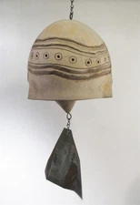 Old Cosanti Arcosanti Paolo Soleri Ceramic Wind Chime Bell Midcentury