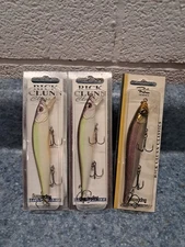 3 Luck E Strike RC STX Jerkbait Suspending OG Mold That Was Replaced OG Cat Eyes