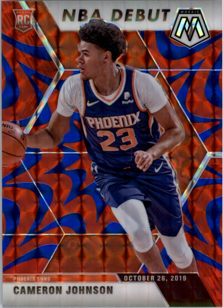 2019-20 Panini Mosaic Mosaic Blue Reactive #265 Cameron Johnson - BSK