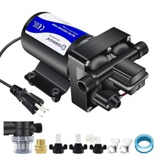 110V 5.5GPM Water Pressure Booster Pump for House RV Water Transfer 75PSI