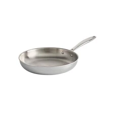 Signature Tri-Ply Clad Stainless Steel 10-Inch Frying Pan, Induction-Ready Sk...