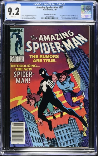 Amazing Spider-Man #252 (1984) CGC 9.2 WHITE Canadian Price Variant 🕷️