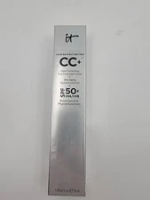 IT COSMETICS CC+COLOR CORRECTING F/C CREAM SPF 50+ MEDIUM 1.08 OZ