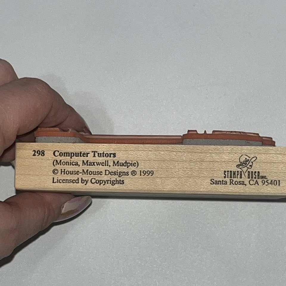 Computer Tutors Rubber Stamp by Stampa Rosa - House Mouse - 298 - Image 4 of 4