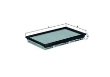 KNECHT Luftfilter LX 307 Filtereinsatz für NISSAN INFINITI FORD OUTBACK FORESTER