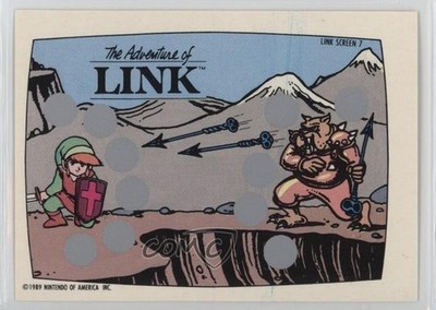 1989 Nintendo Scratch-Off Game Zelda II The Adventures of Link Screen 7 #7 0b7o