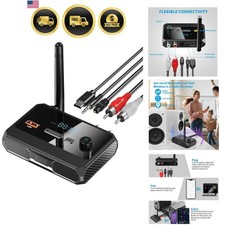 Bluetooth Receiver for Home Stereo RCA Bluetooth Adapter Low Latency HD Music