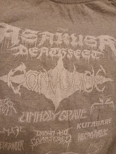 ASAKUSA Death fest 2018 (Rare) Convulse, Abigail (Gray, Small T-shirt) - Picture 6 of 8