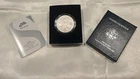 2008 W REVERSE 2007 BURNISHED BU AMERICAN SILVER EAGLE OGP - VERY FRESH!!!