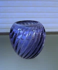 Vtg Archimede Seguso Murano Italian Glass Bullicante Spiral Vase