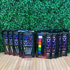 10 Pk Sealed Woochie Glow In Dark Fluorescent Makeup Crayons Music Festival Rave