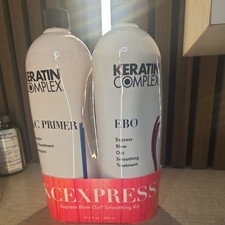 Keratin Complex Express Blow Out Smoothing Treatment kit 33.8 Oz x 2. Sealed