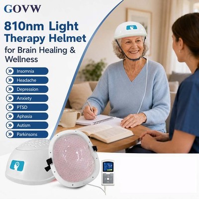 810nm NIR Helmet Brain Device PBM for Depression Anxiety Sleep Cognitive Home