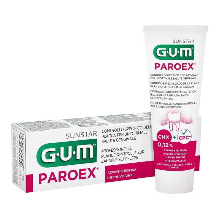 GUM Paroex 0,12% CHX Zahngel · 75 ml · PZN 00024012 2710