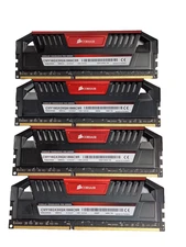 Corsair Vengeance Pro 32GB (4x8GB) DDR3 1866MHz RAM CL9 Red (CMY16GX3M2A1866C9R)