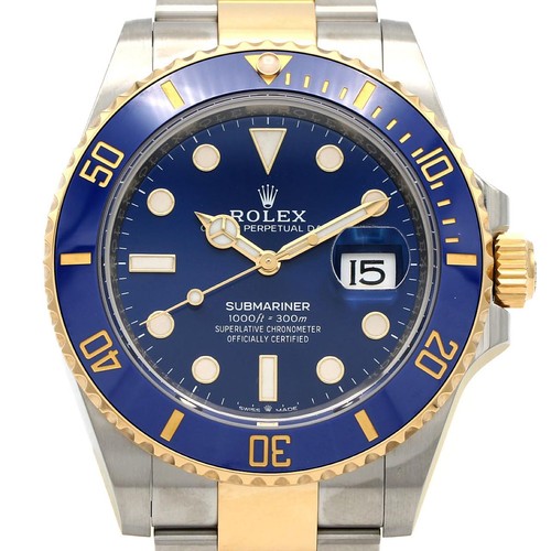 Authentic Rolex Submariner Date 126613LB SSxYG Mechanical Auto...
