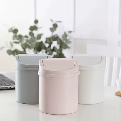 Mini Schreibtisch Mülleimer klein Mülleimer Rohr mit Deckel Schlafzimmer Mülleimer Abfalleimer
